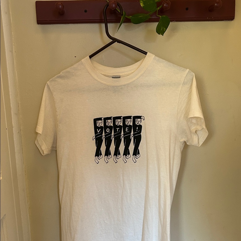 Paris Woodhull- Vote (Dancers) cream graphic t-shirt